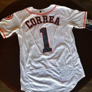 Houston Astros # 1 Carlos Correa New White Jersey